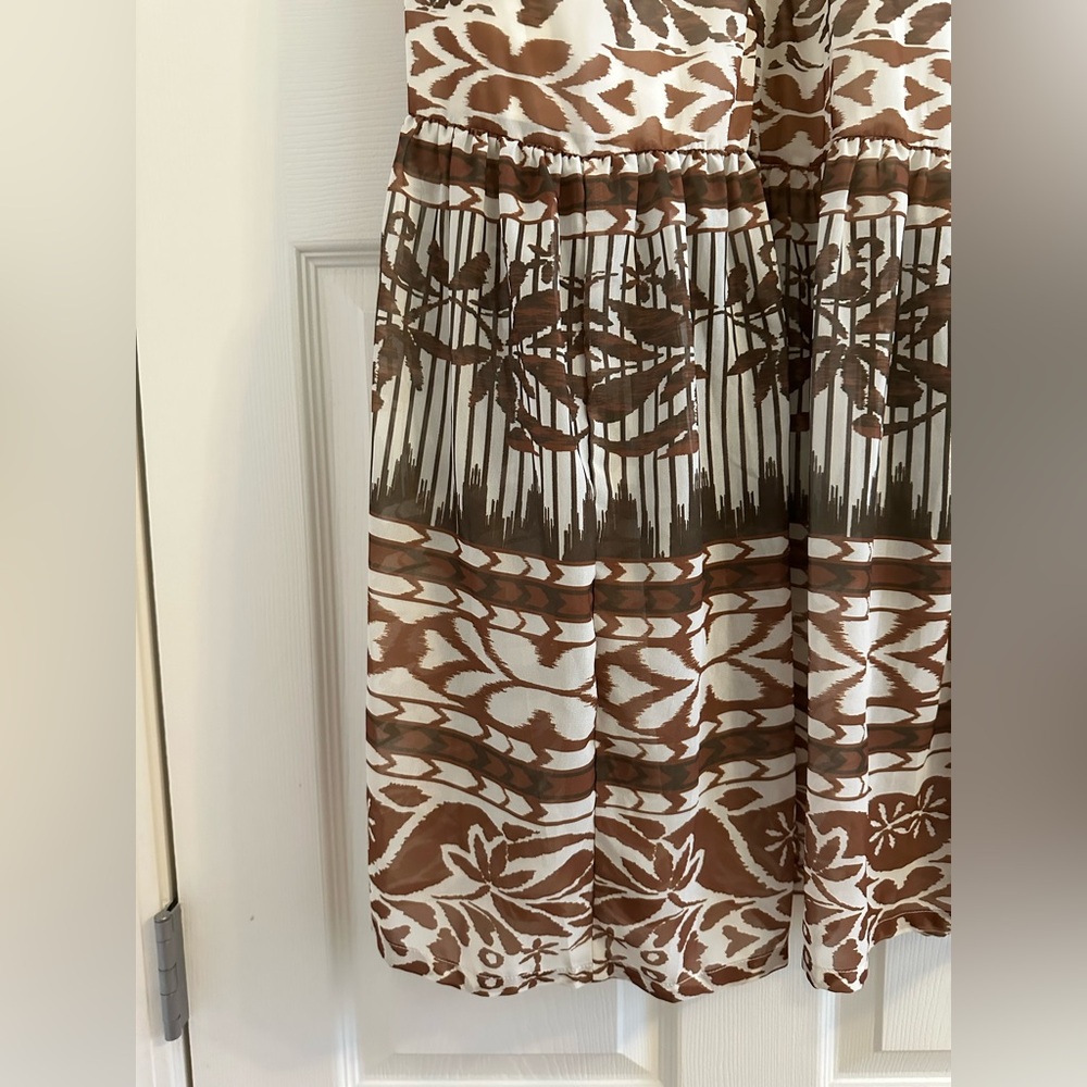 NWT Anthropologie Vineet Bahl Printed Halter Maxi Dress XL - Picture 12 of 16